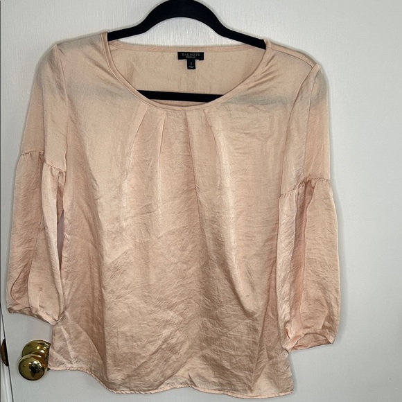 Talbots Women's Blush Pink Blouse - Picture 1 of 4